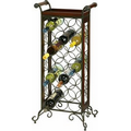 Howard Miller Wrought Iron Wine Butler Rack - 21 Bottle Capacity